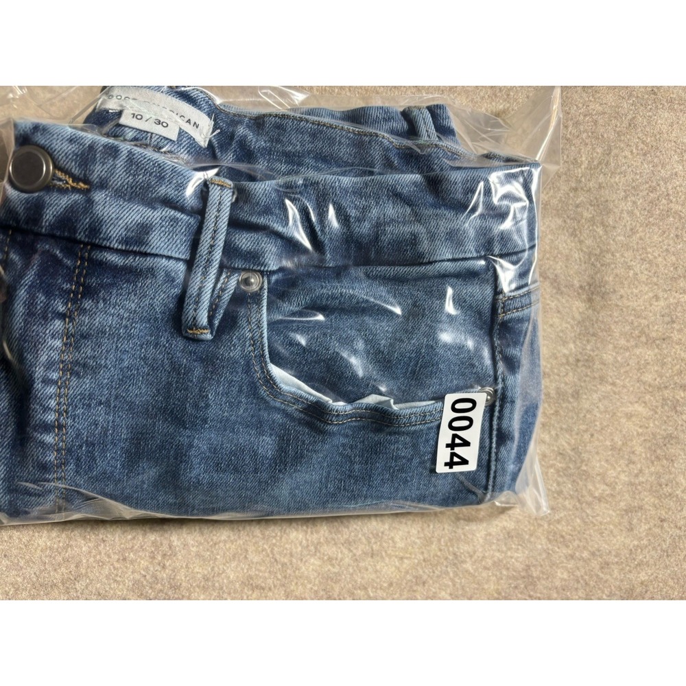 Good American Women's Blue Denim Jeans Size 10/30 High Waist Medium Wash Stretch - Picture 8 of 8